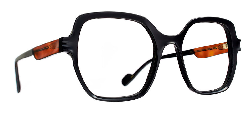 Caroline Abram Luda noir 265 - monture optique acétate