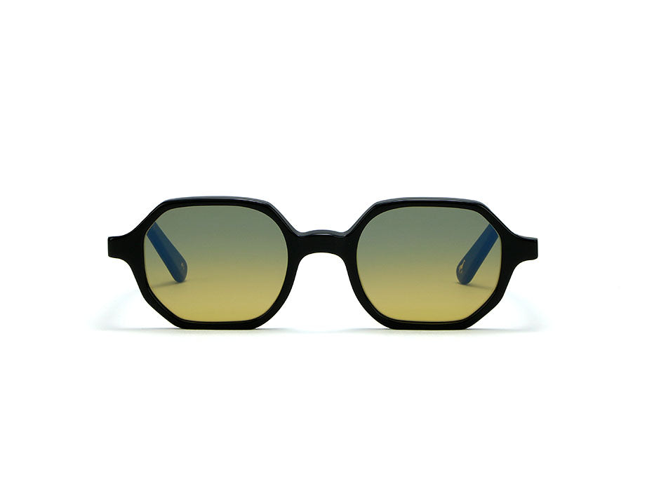 L.G.R Zanzibar Black 01 / Yellow Gradient Photochromic - vue de face
