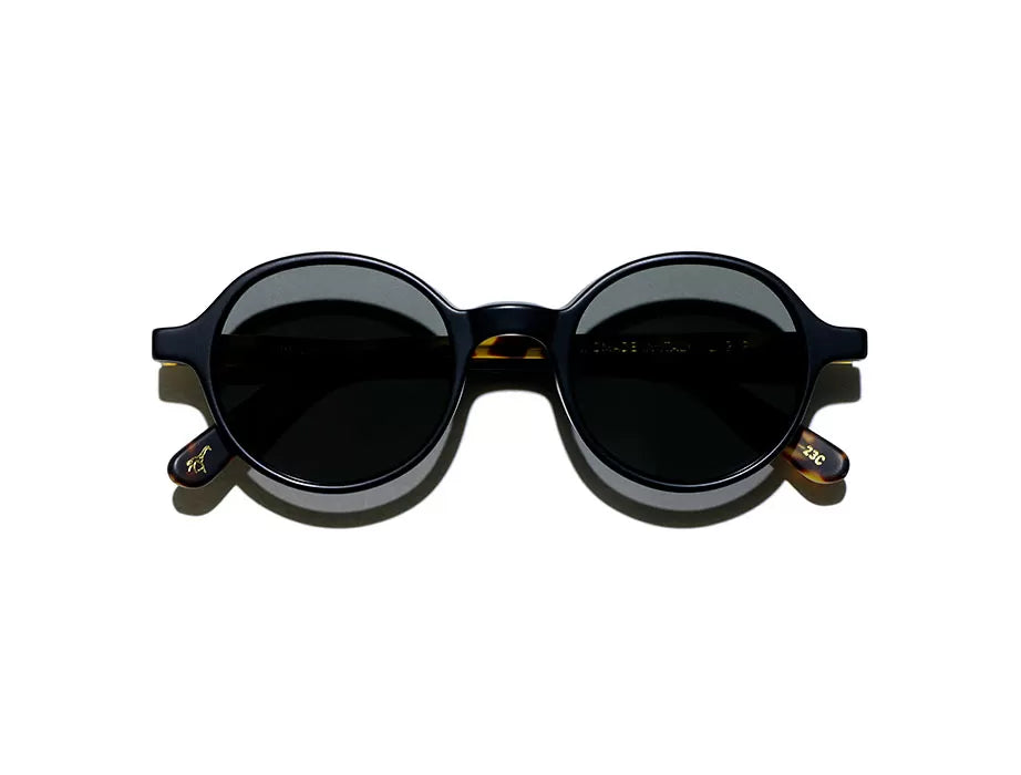 L.G.R Reunion Black Matt / Havana Tartarugato Matt 23C - vue trois quarts