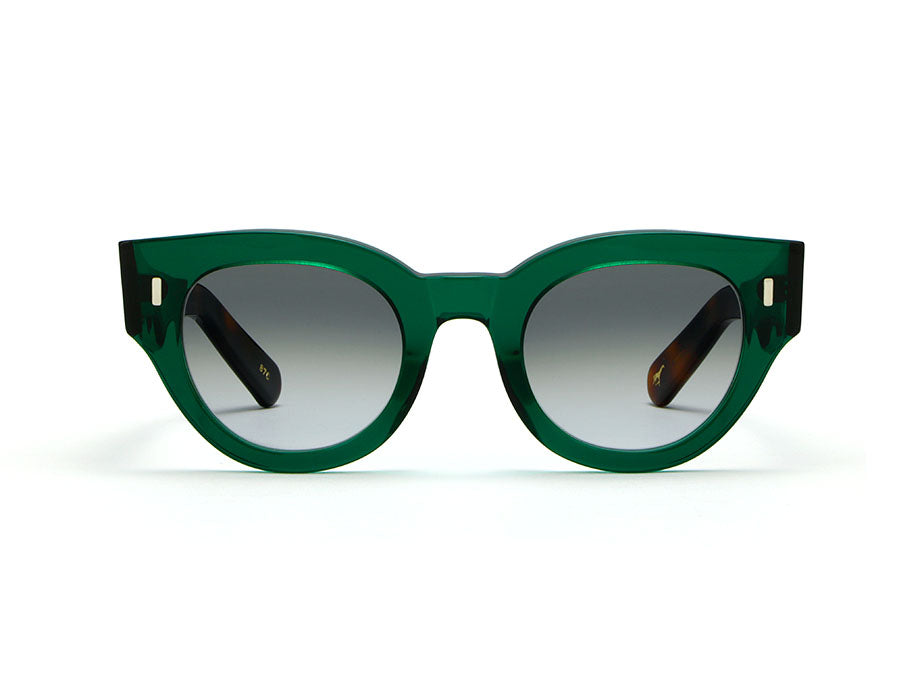 L.G.R Turkana Bold Emerald Green Havana Maculato 87C - vue de face